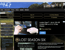 Tablet Screenshot of losttvfans.com
